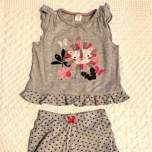 Super cute, cotton shorts and tshirt set